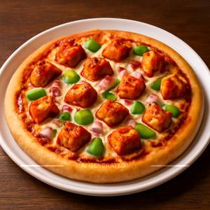 Tandoori paneer pizza