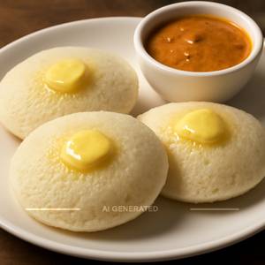 Butter Idli [3 Pieces]