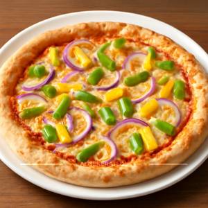 Onion Capsicum Pizza [8 inches]