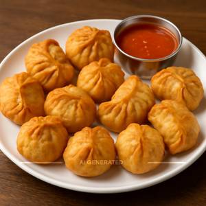 Veg Fried Momos [10 Pieces]