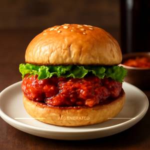 Chicken Schezwan Burger