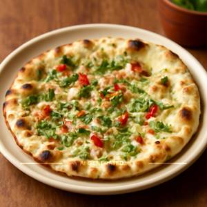 Chilli garlic naan