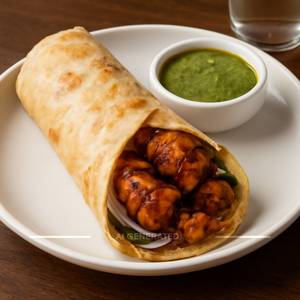 Tandoori Soya Chaap Roll