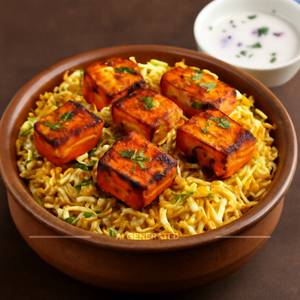 Paneer tikka biryani