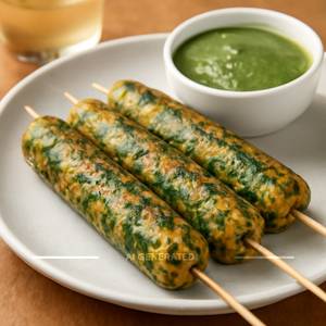 Methi corn kabab                                                                                                                             