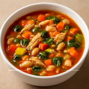 Chicken Minestrone Soup 