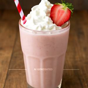 Strawberry milkshake