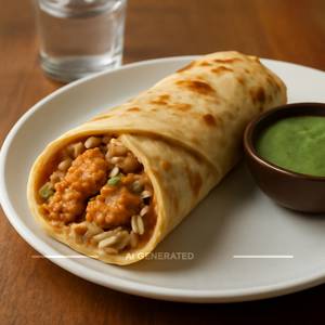 Garlic chaap roll