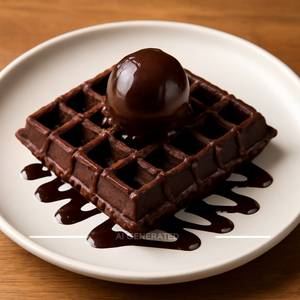 Chocolate Brownie Waffle
