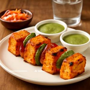 Shashlik paneer tikka