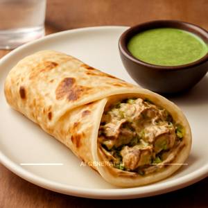 Afghani Soya Chaap Roll