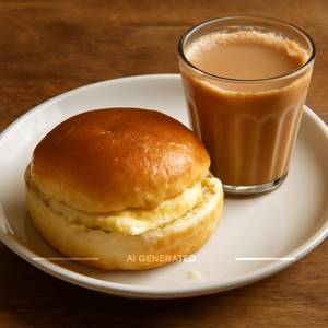 Bun Maska With Chai