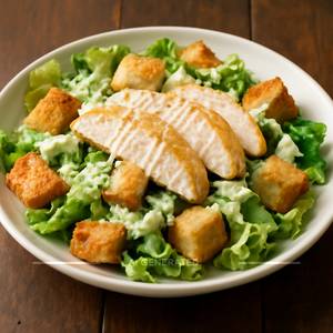 CAESAR SALAD WITH CHICKEN