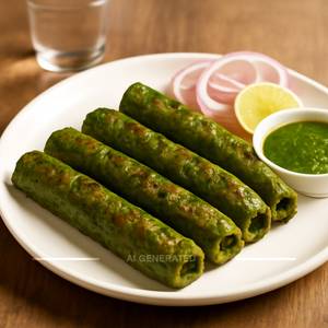 Hariyali Seekh Kebab