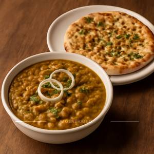 Kichad Chole With Peshawari Naan