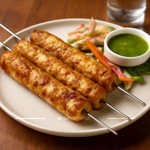 Chicken Cheese Chilly Kabab