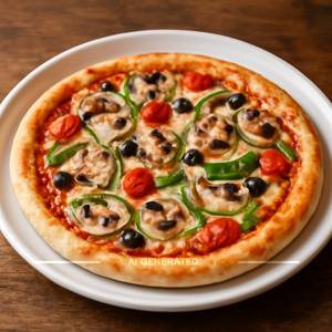 Veggie Mushroom Pizza
