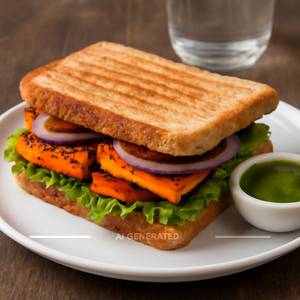 Tandoori paneer sandwich