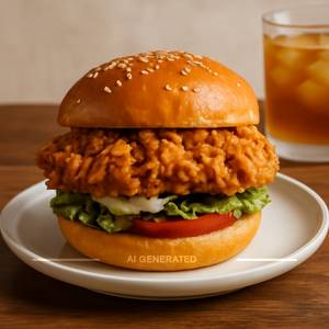 Classic Fried Chicken Burger