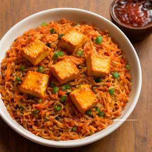 Paneer schezwan rice