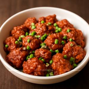 Hot Garlic Vegetable Manchurian Dry