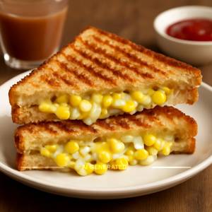 Corn cheese sandwich