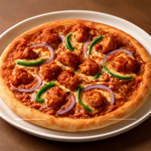 Chicken Schezwan Pizza [8 Inches]