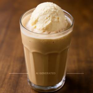 Cold Coffee With Ice Cream