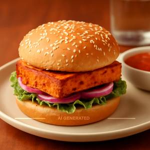 Tandoori Paneer Burger