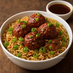 Manchurian rice [chicken]