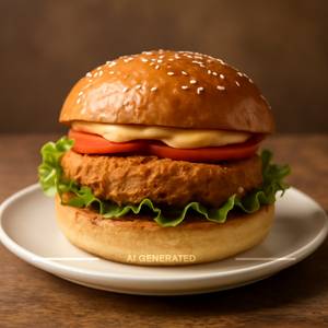 Classic Chicken Patty Burger