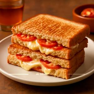 Cheese tomato sandwich