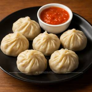 Chicken Steamed Momos [6 Pieces]