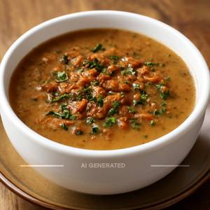 Burnt Garlic Soup