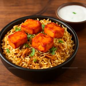 Paneer tikka biryani