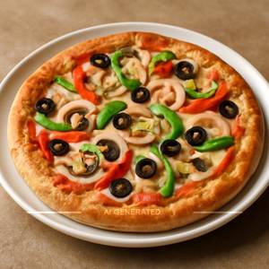 Veggie Overloaded Pizza [8 Inches]