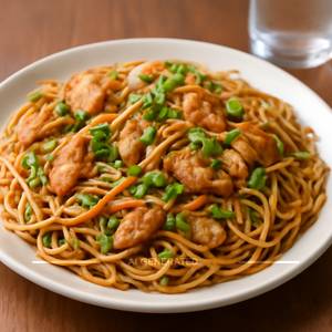 CHICKEN GINGER ONION NOODLES