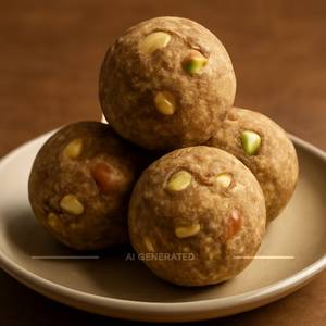 Atta Dry Fruit Laddu