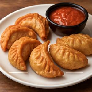 Paneer fried momos