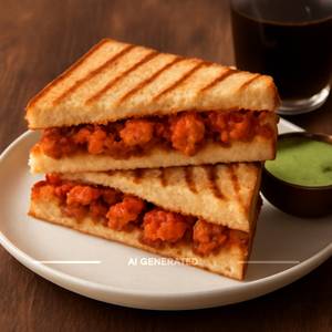 Chicken 65 Grilled Sandwich