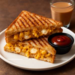 Paneer corn cheese sandwich
