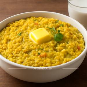 Dal Khichdi Butter