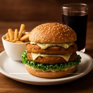 Veg maharaja burger