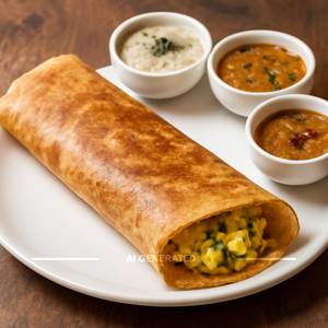 Onion Masala Dosa
