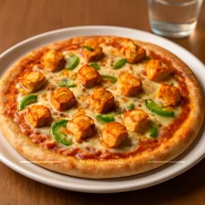 Paneer cheese pizza