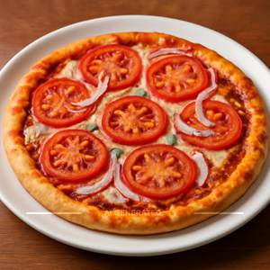 Onion Tomato Pizza