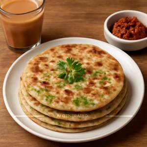 Peas Paratha