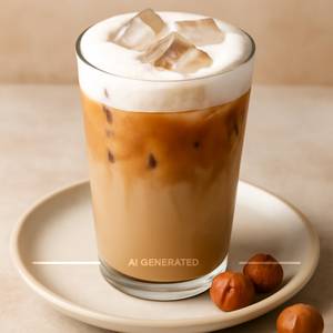 Hazelnut Iced Latte