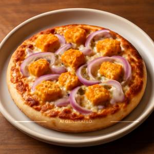 Onion Paneer Pizza ( 7 Inch) With Coke Soft Beverage [200 Ml]