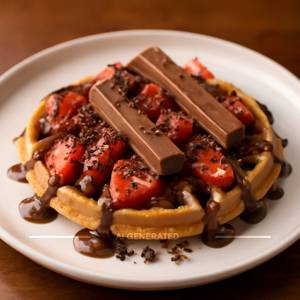 Kitkat Crunch Waffle